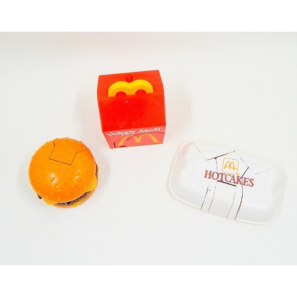 McDonalds Happy Meal Changeables Food Transformers 1990 Lot of 3 Toys - Picture 7 of 8